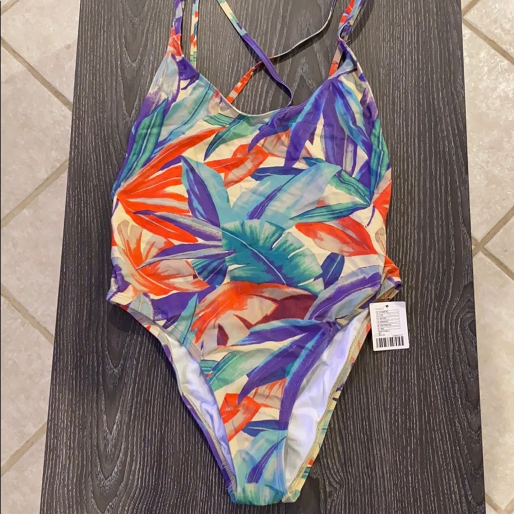 Floral One Piece Bathing Suit